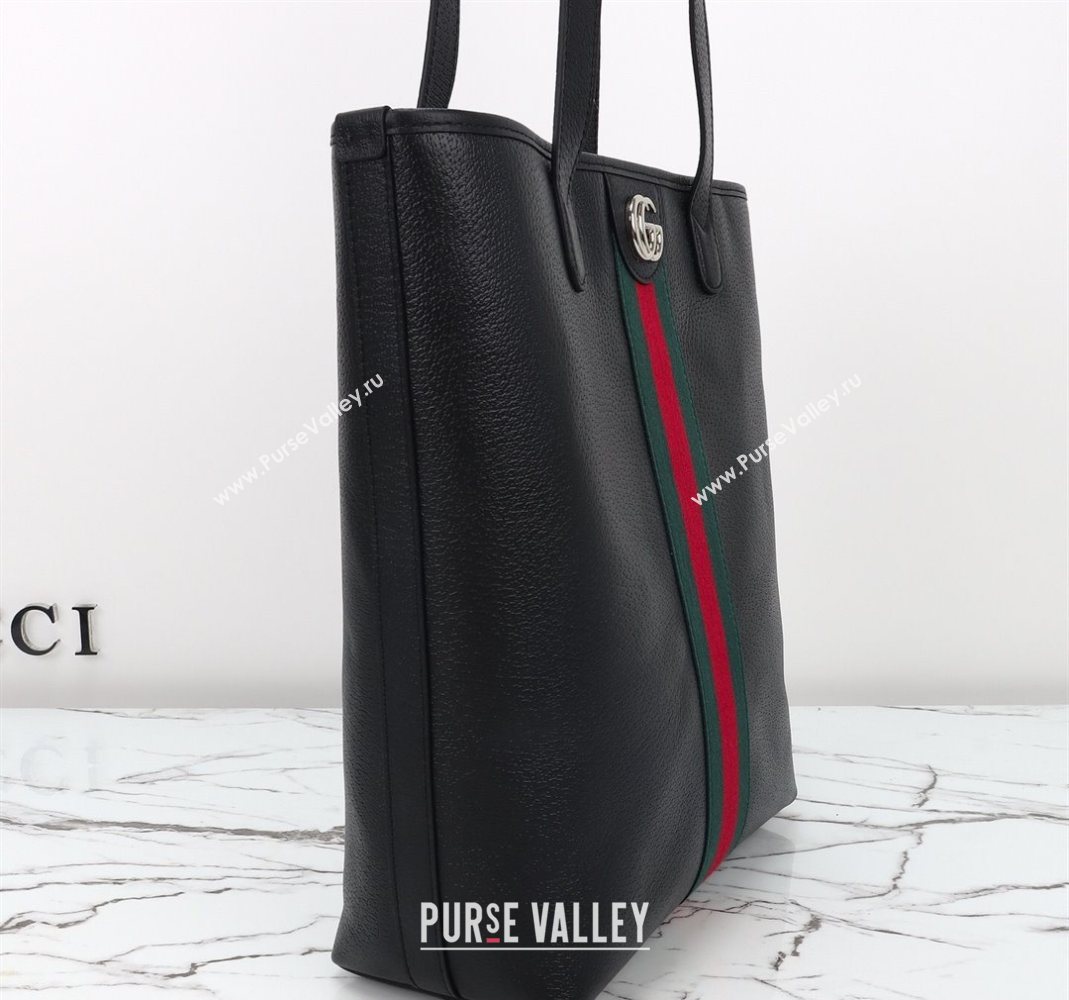 Gucci Ophidia Leather medium tote bag Black 2025 834465 (DLH-251125010)