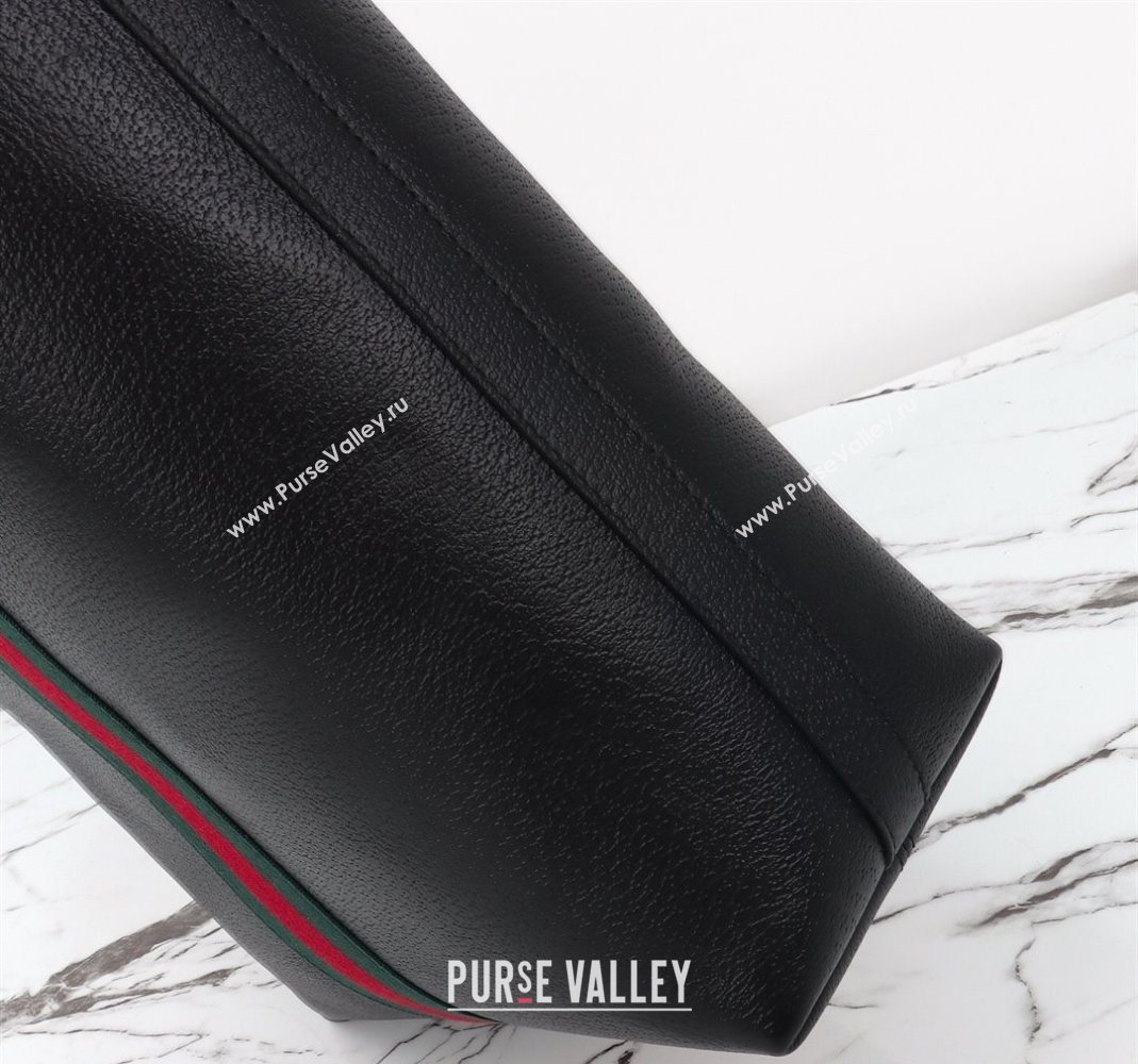 Gucci Ophidia Leather medium tote bag Black 2025 834465 (DLH-251125010)