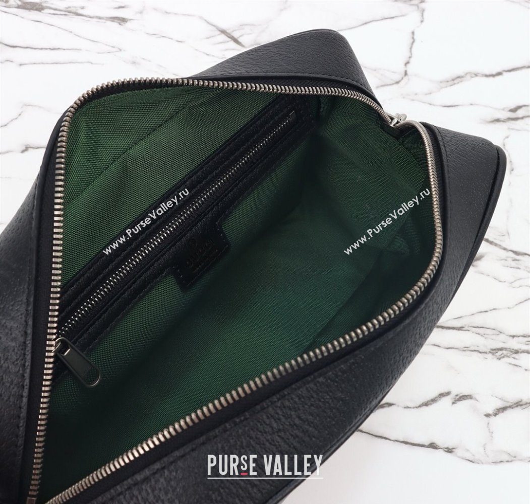 Gucci Mens Ophidia Leather medium messenger crossbody bag Black 2025 834468 (DLH-250808059)