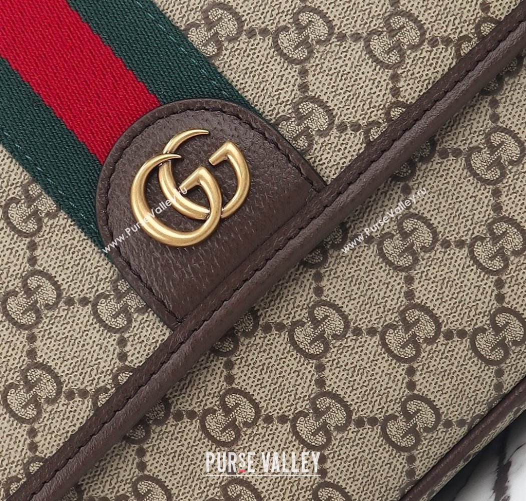 Gucci Mens Ophidia GG Canvas Medium messenger crossbody bag 2025 834467 (DLH-250808060)