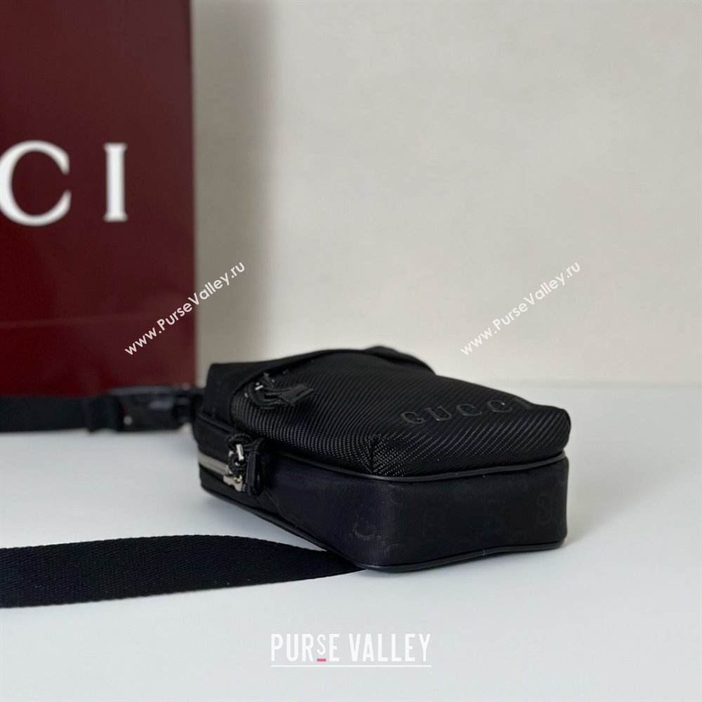 Gucci Mens Nexus GG mini slingbag bag Black 2025 ‎834274 (DLH-250808098)