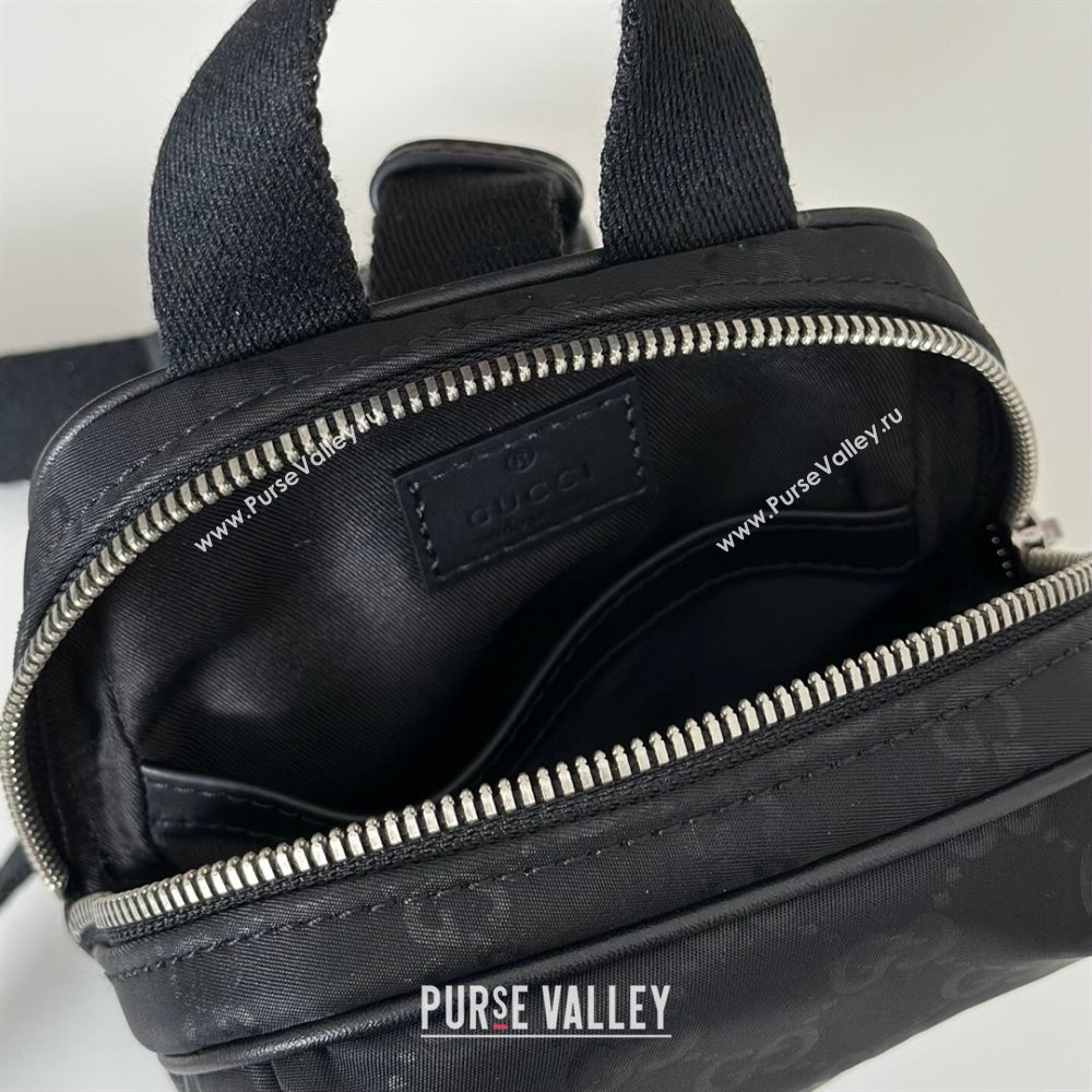 Gucci Mens Nexus GG mini slingbag bag Black 2025 ‎834274 (DLH-250808098)