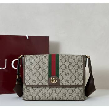 Gucci Mens Ophidia GG Canvas medium messenger bag 2025 834467 (DLH-250930109)