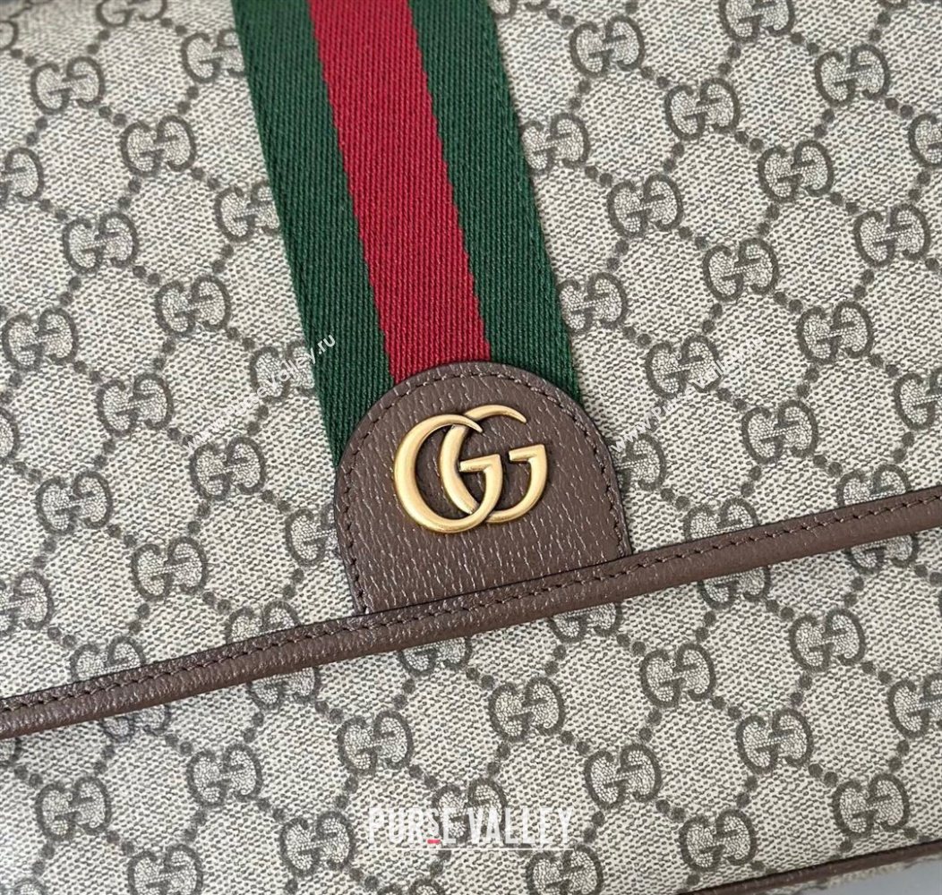 Gucci Mens Ophidia GG Canvas medium messenger bag 2025 834467 (DLH-250930109)