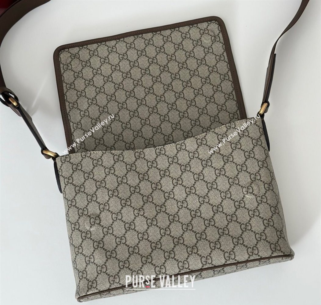 Gucci Mens Ophidia GG Canvas medium messenger bag 2025 834467 (DLH-250930109)