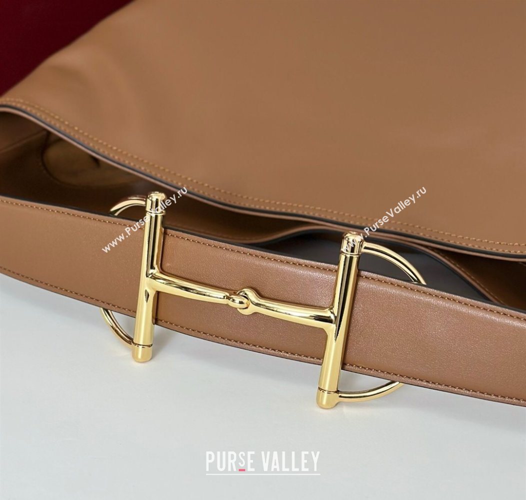 Gucci Beatrix Leather large tote bag Brown 2025 850546 (DLH-250930096)