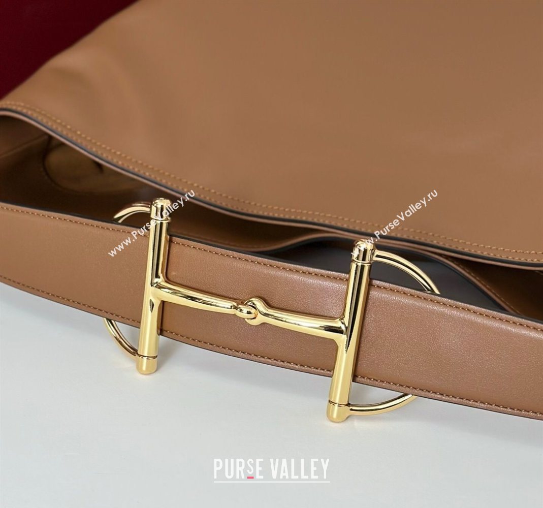 Gucci Beatrix Leather large tote bag Brown 2025 850546 (DLH-251124085)