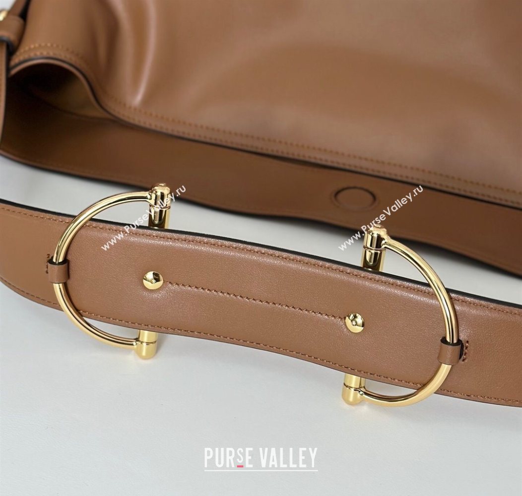 Gucci Beatrix Leather large tote bag Brown 2025 850546 (DLH-250930096)