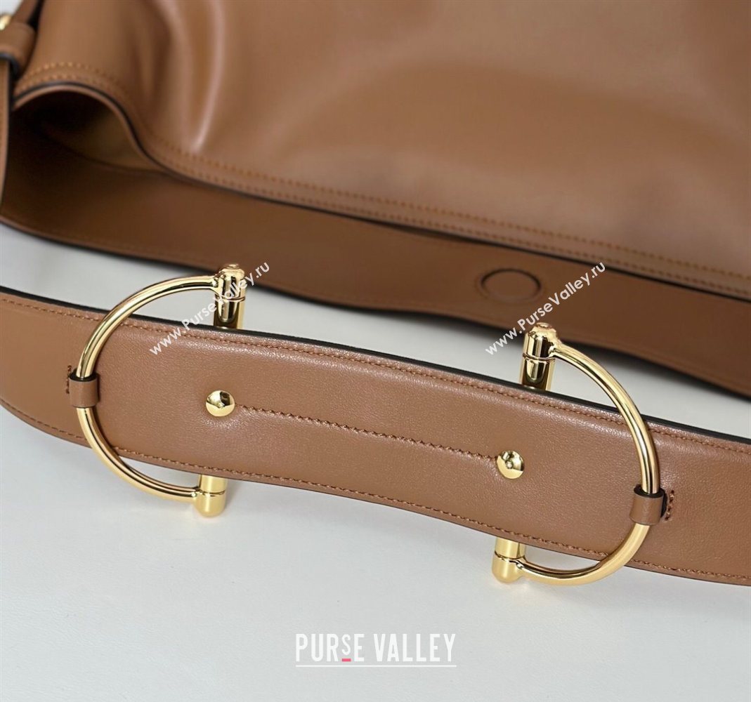 Gucci Beatrix Leather large tote bag Brown 2025 850546 (DLH-251124085)