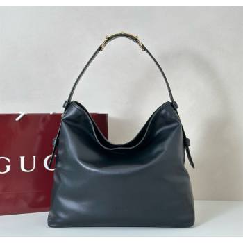 Gucci Beatrix Leather large tote bag Black 2025 850546 (DLH-250930097)