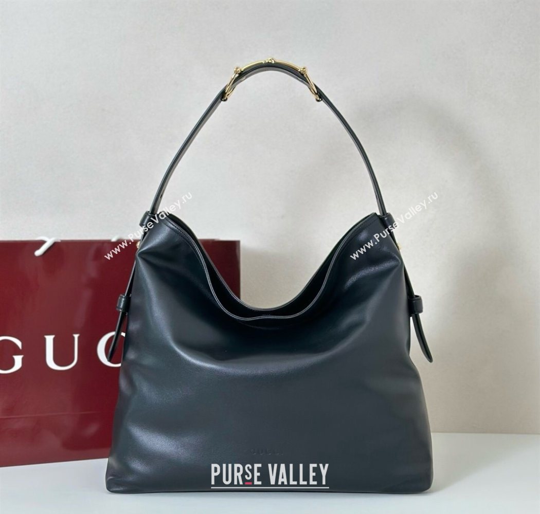 Gucci Beatrix Leather large tote bag Black 2025 850546 (DLH-250930097)