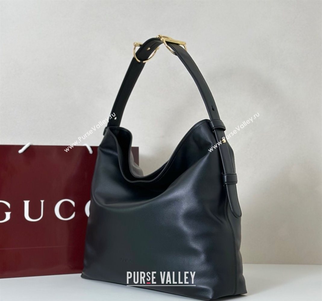 Gucci Beatrix Leather large tote bag Black 2025 850546 (DLH-251124084)
