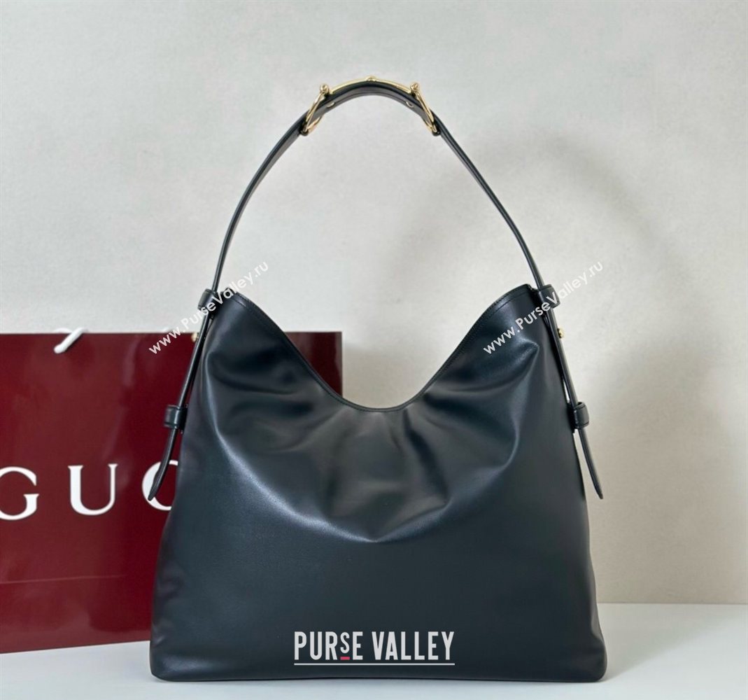 Gucci Beatrix Leather large tote bag Black 2025 850546 (DLH-251124084)