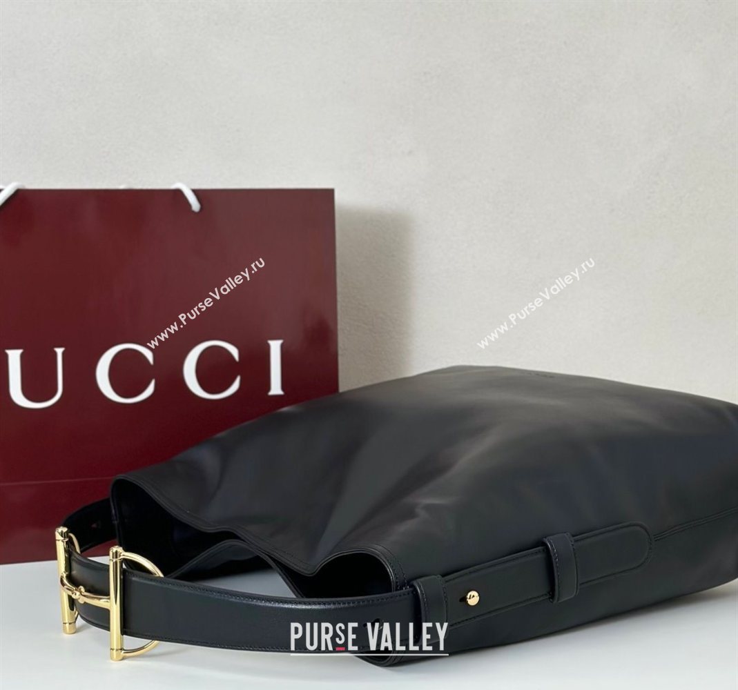 Gucci Beatrix Leather large tote bag Black 2025 850546 (DLH-251124084)