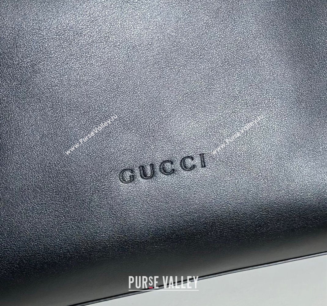 Gucci Beatrix Leather large tote bag Black 2025 850546 (DLH-251124084)