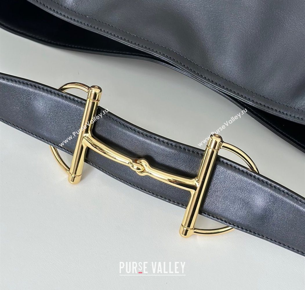 Gucci Beatrix Leather large tote bag Black 2025 850546 (DLH-250930097)