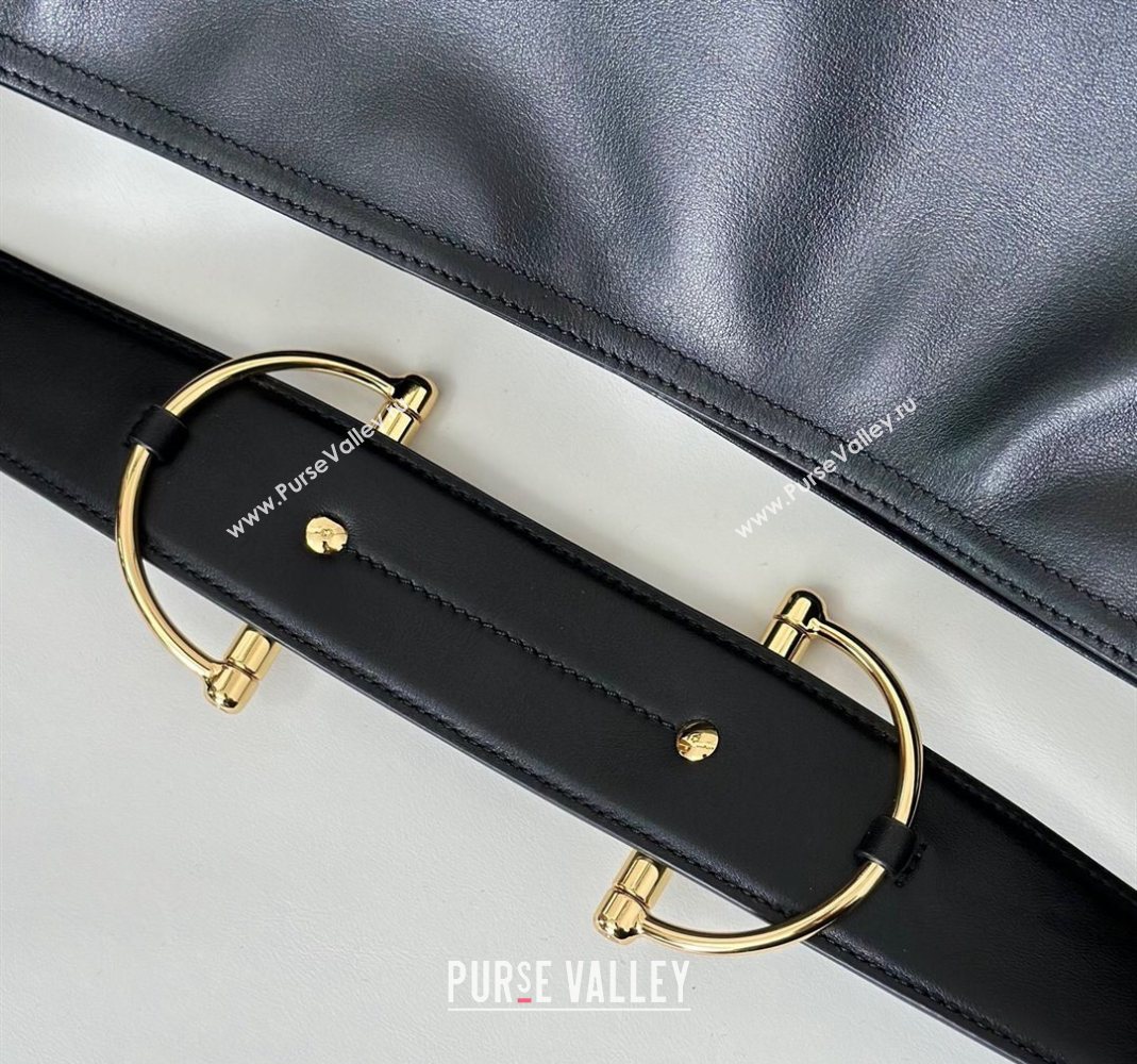 Gucci Beatrix Leather large tote bag Black 2025 850546 (DLH-251124084)