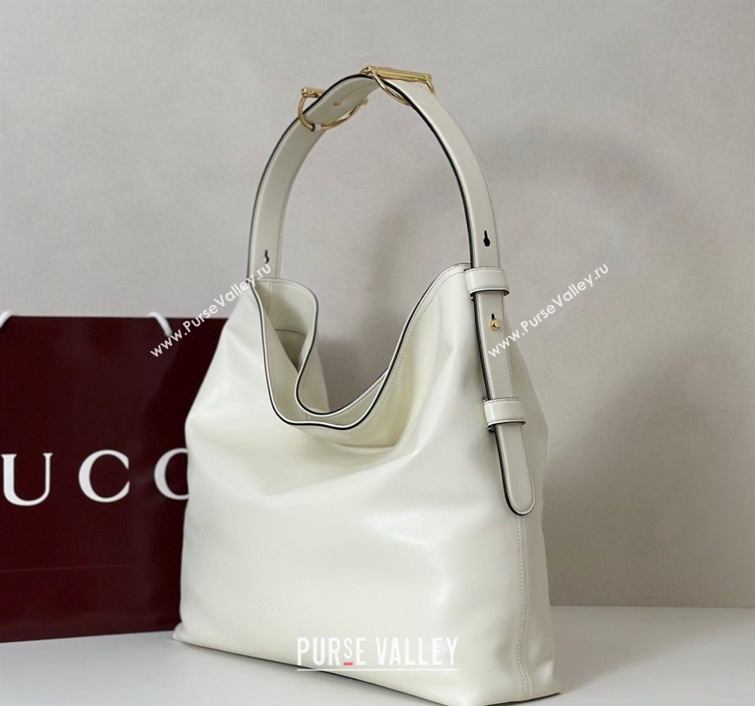 Gucci Beatrix Leather large tote bag White 2025 850546 (DLH-251124086)