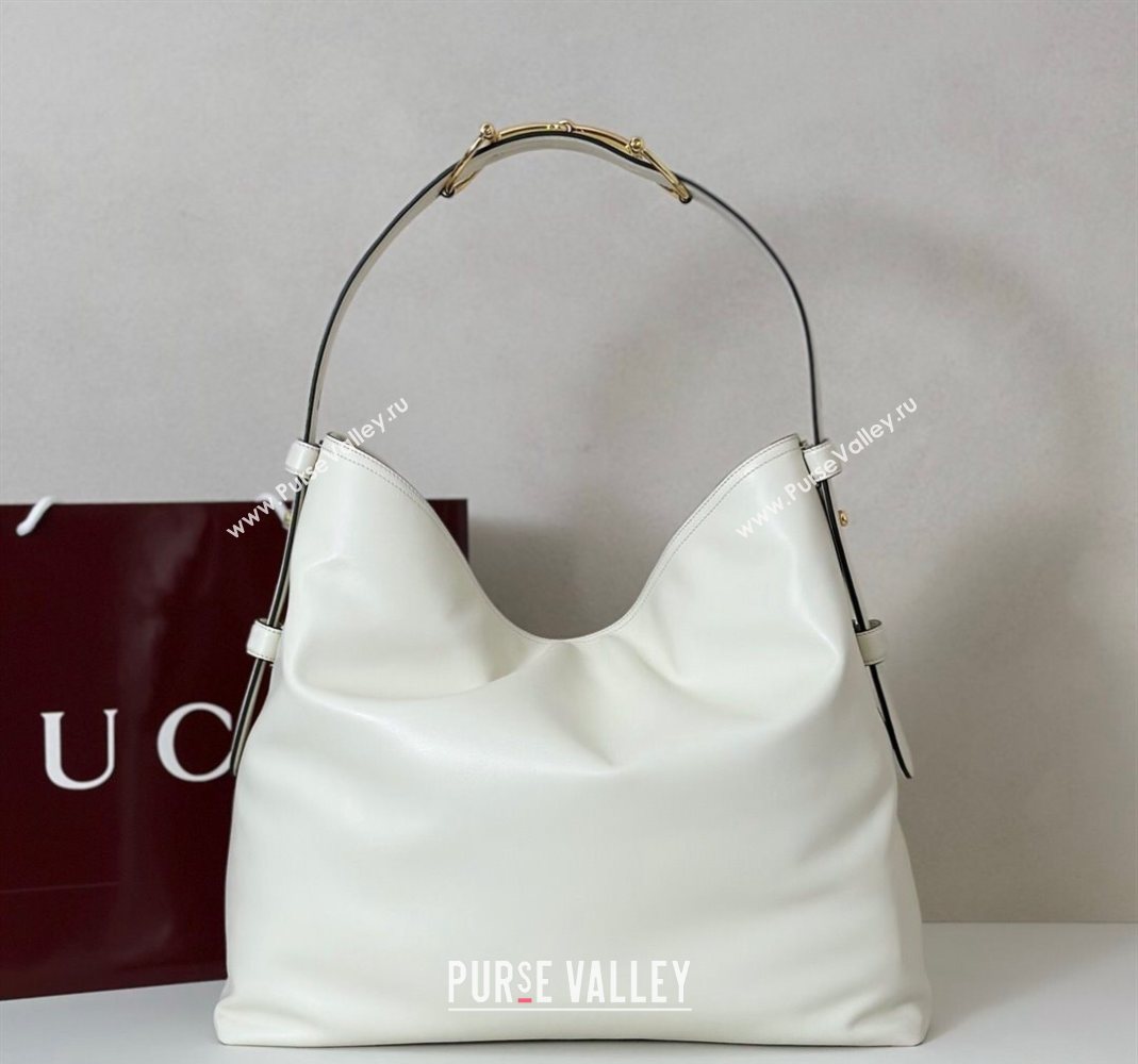 Gucci Beatrix Leather large tote bag White 2025 850546 (DLH-251124086)