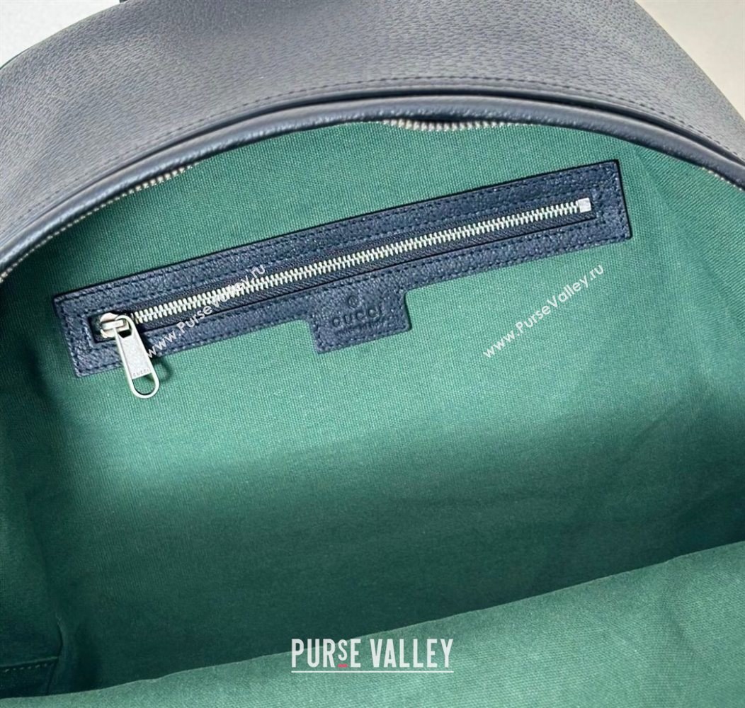 Gucci Ophidia Leather medium backpack bag Black 2025 834466 (DLH-250930098)