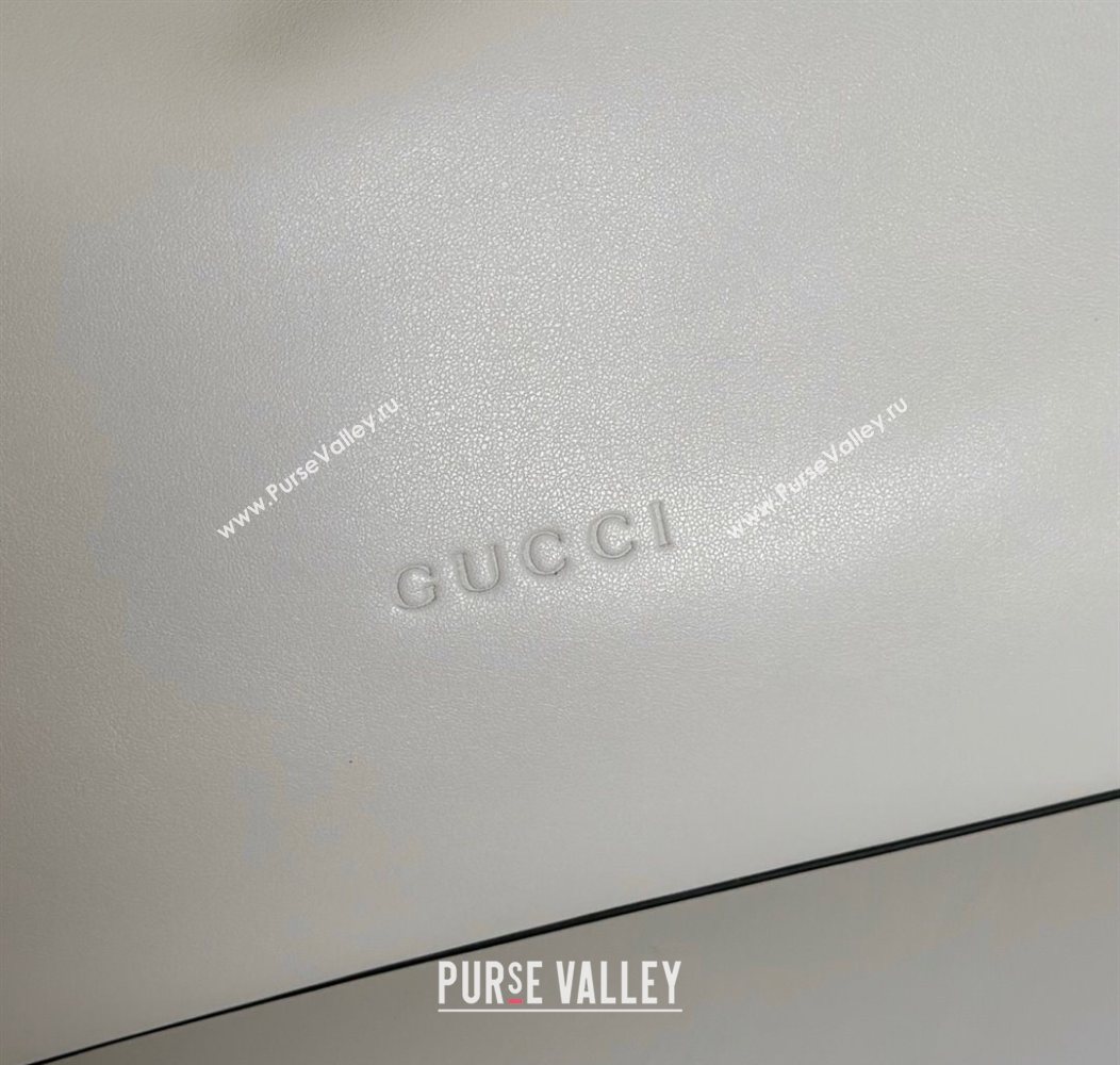 Gucci Beatrix Leather large tote bag White 2025 850546 (DLH-250930095)