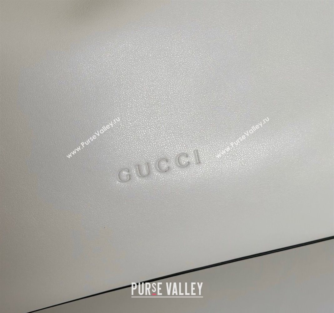 Gucci Beatrix Leather large tote bag White 2025 850546 (DLH-251124086)