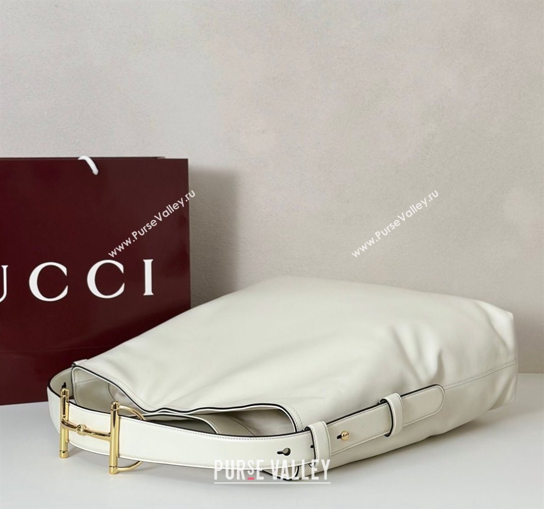 Gucci Beatrix Leather large tote bag White 2025 850546 (DLH-251124086)