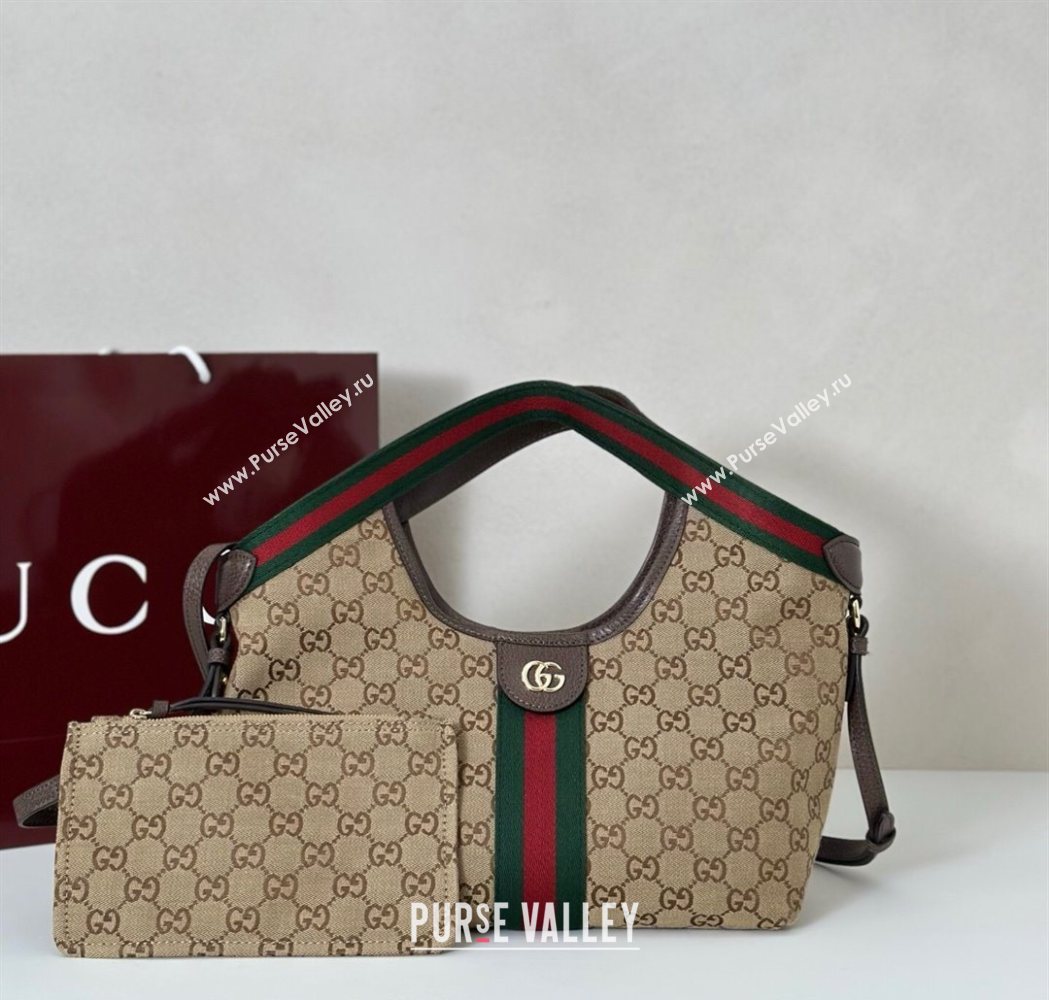 Gucci Giglio Small Tote Bag in GG Canvas 860845 Beige/Brown 2025 (DLH-251124076)