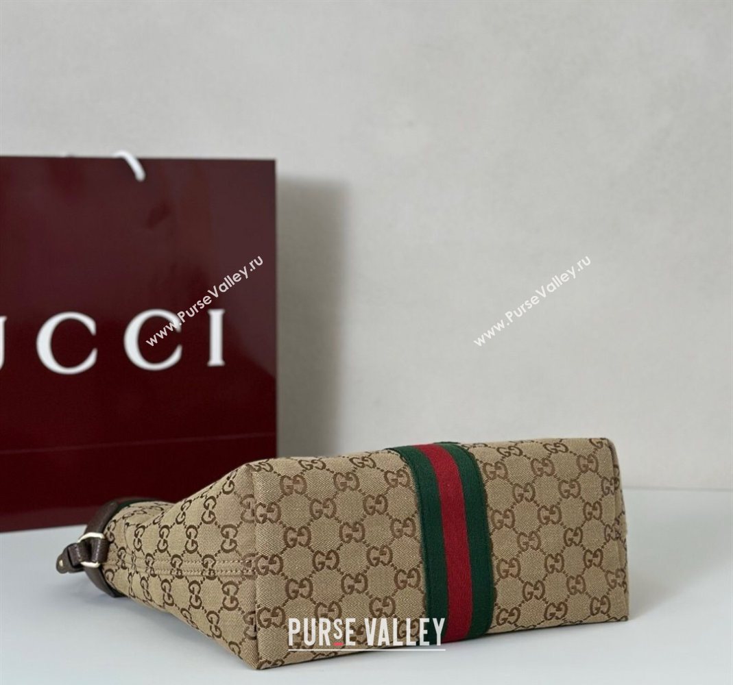 Gucci Giglio Small Tote Bag in GG Canvas 860845 Beige/Brown 2025 (DLH-251124076)