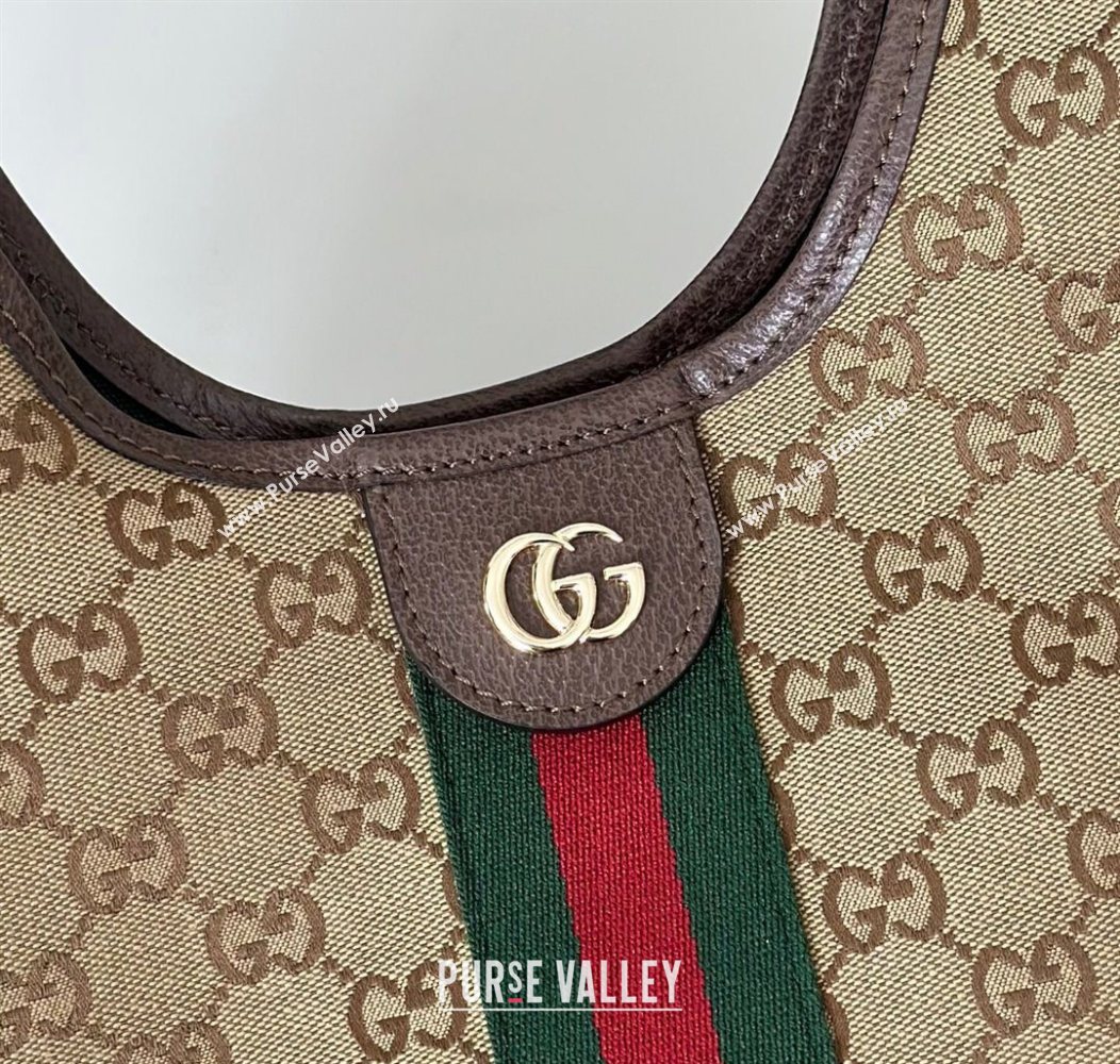 Gucci Giglio Small Tote Bag in GG Canvas 860845 Beige/Brown 2025 (DLH-250930036)