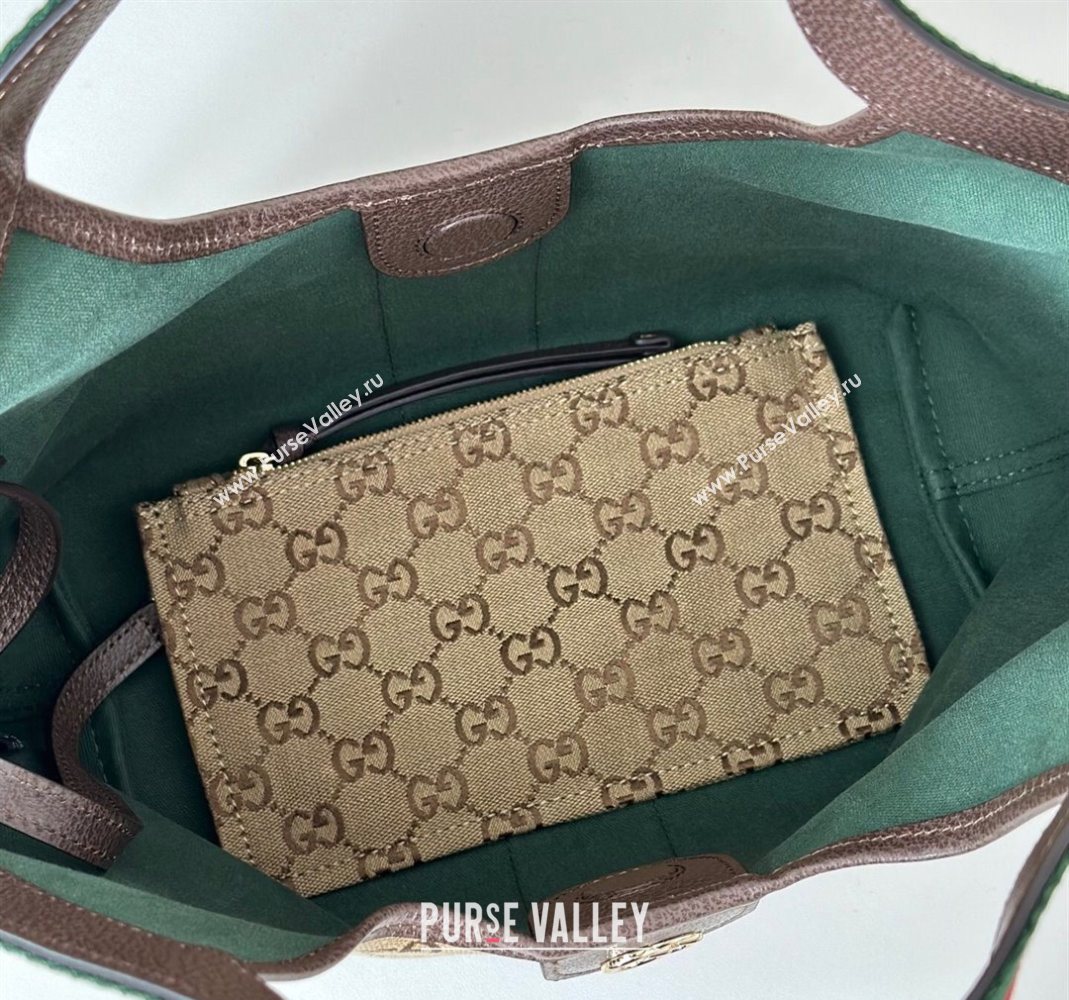 Gucci Giglio Small Tote Bag in GG Canvas 860845 Beige/Brown 2025 (DLH-251124076)
