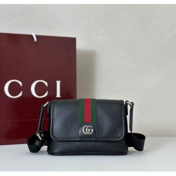 Gucci Ophidia Leather mini bag Black 2025 838599 (DLH-250930071)