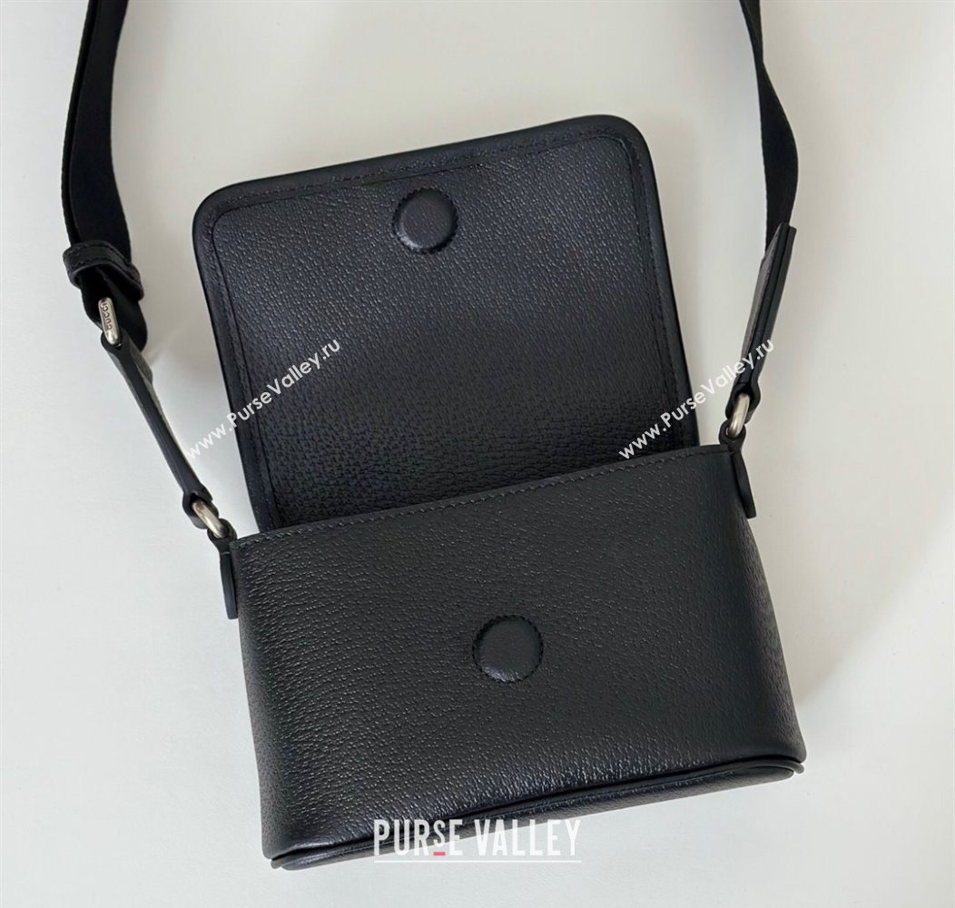 Gucci Ophidia Leather mini bag Black 2025 838599 (DLH-250930071)