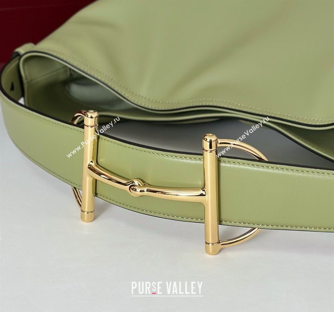 Gucci Beatrix Leather large tote bag Sage Green 2025 850546 (DLH-251124091)