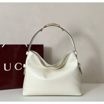 Gucci Beatrix Leather medium tote bag White 2025 850926 (DLH-251124095)