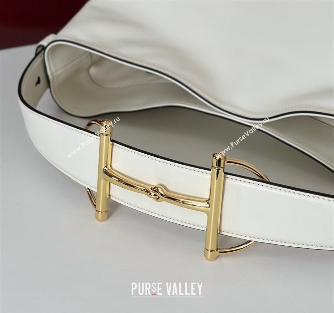 Gucci Beatrix Leather medium tote bag White 2025 850926 (DLH-251124095)