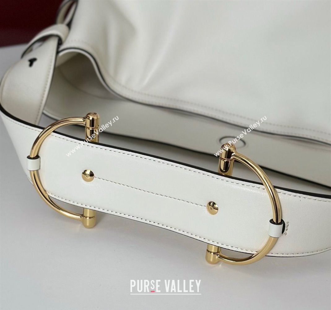 Gucci Beatrix Leather medium tote bag White 2025 850926 (DLH-251124095)