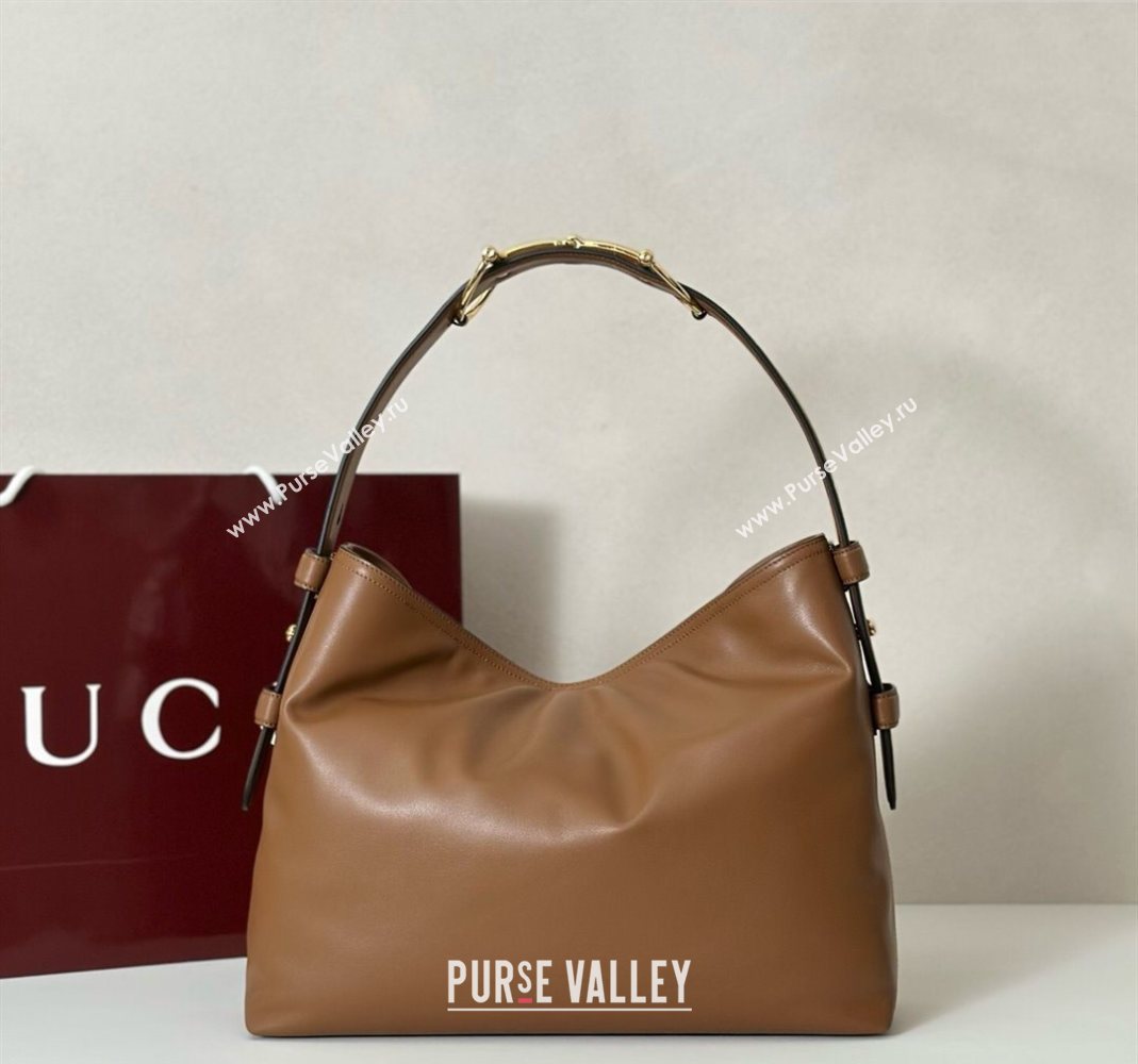 Gucci Beatrix Leather medium tote bag Brown 2025 850926 (DLH-251124096)