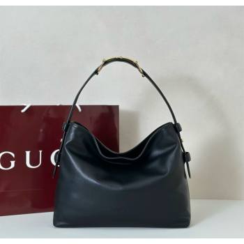 Gucci Beatrix Leather medium tote bag Black 2025 850926 (DLH-251124097)