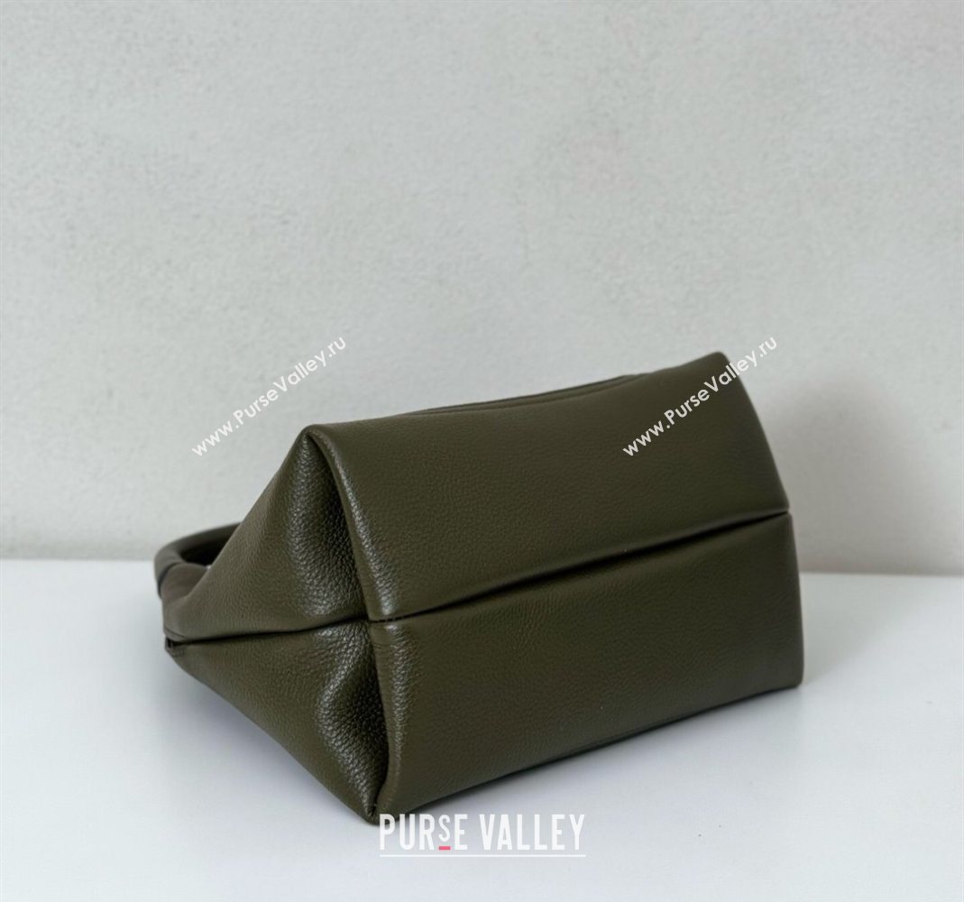 Gucci Softbit Leather Medium Shoulder Bag with Oversized Half Horsebit Khaki 2025 837467 (DLH-251124118)