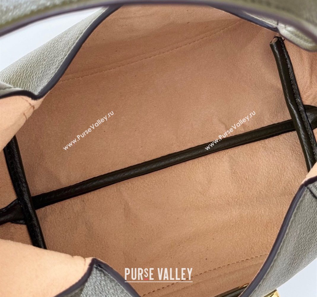 Gucci Softbit Leather Medium Shoulder Bag with Oversized Half Horsebit Khaki 2025 837467 (DLH-251124118)