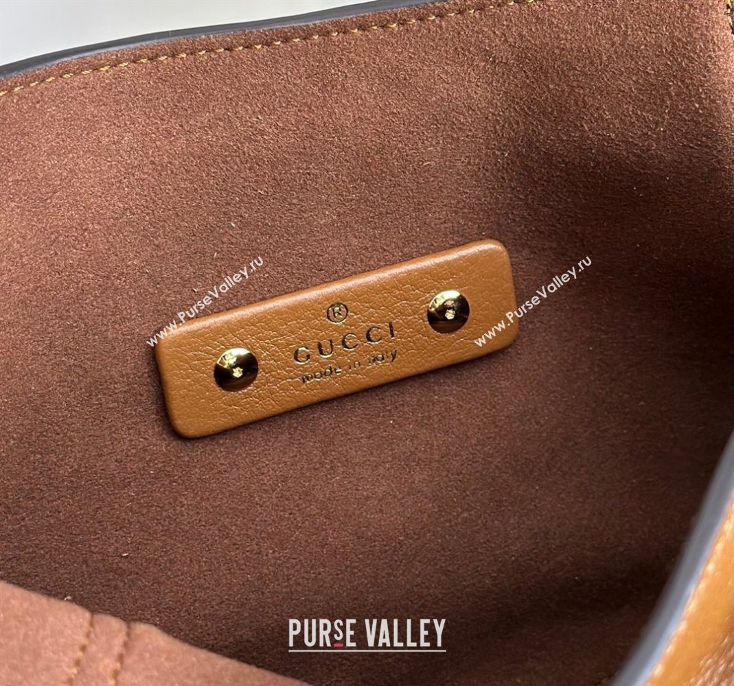 Gucci Softbit Leather Medium Shoulder Bag with Oversized Half Horsebit Brown 2025 837467 (DLH-251124119)