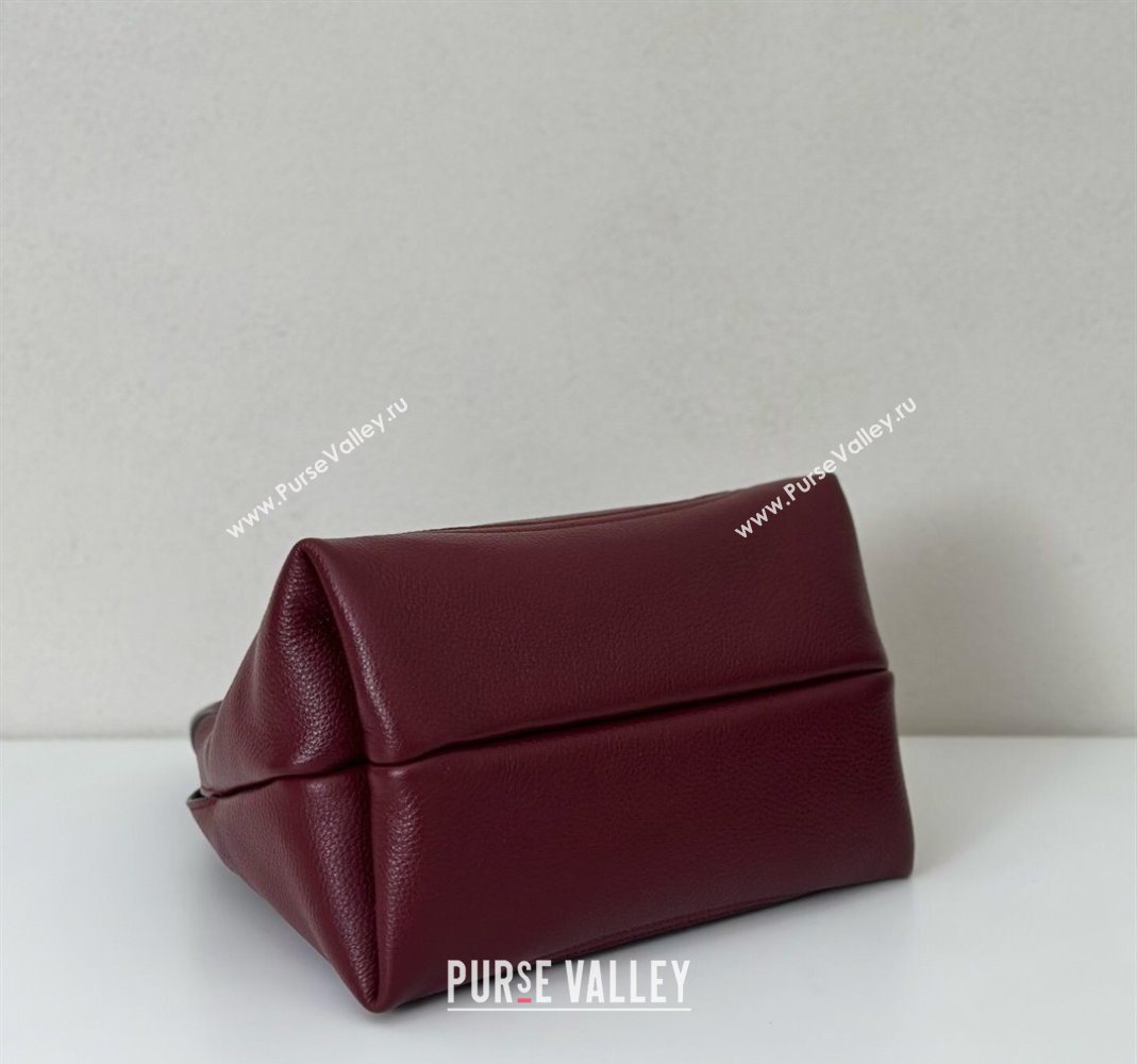 Gucci Softbit Leather Medium Shoulder Bag with Oversized Half Horsebit Ancora Red 2025 837467 (DLH-251124120)