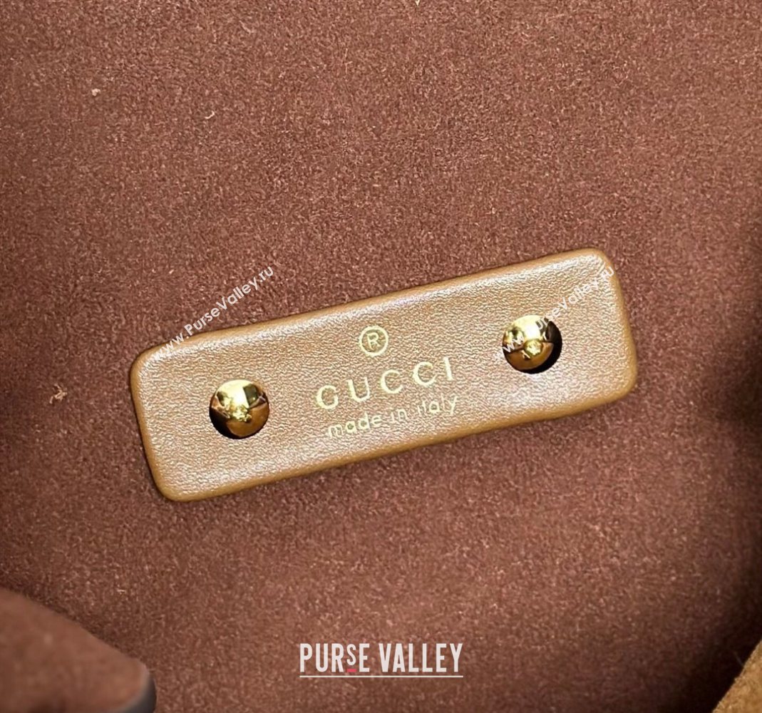 Gucci Softbit Suede Medium Shoulder Bag with Oversized Half Horsebit Brown 2025 837467 (DLH-251124122)