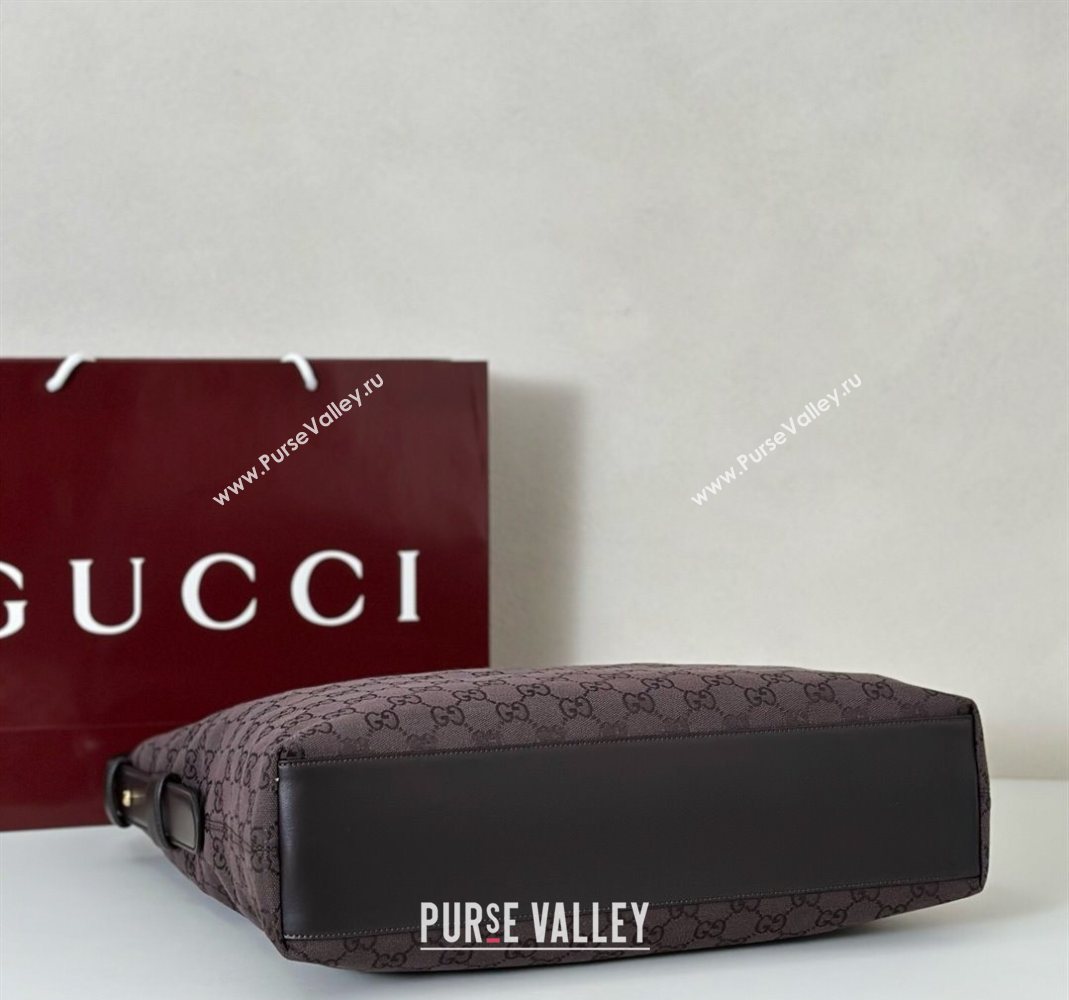 Gucci Beatrix GG Canvas large tote bag Brown 2025 850546 (DLH-251124101)