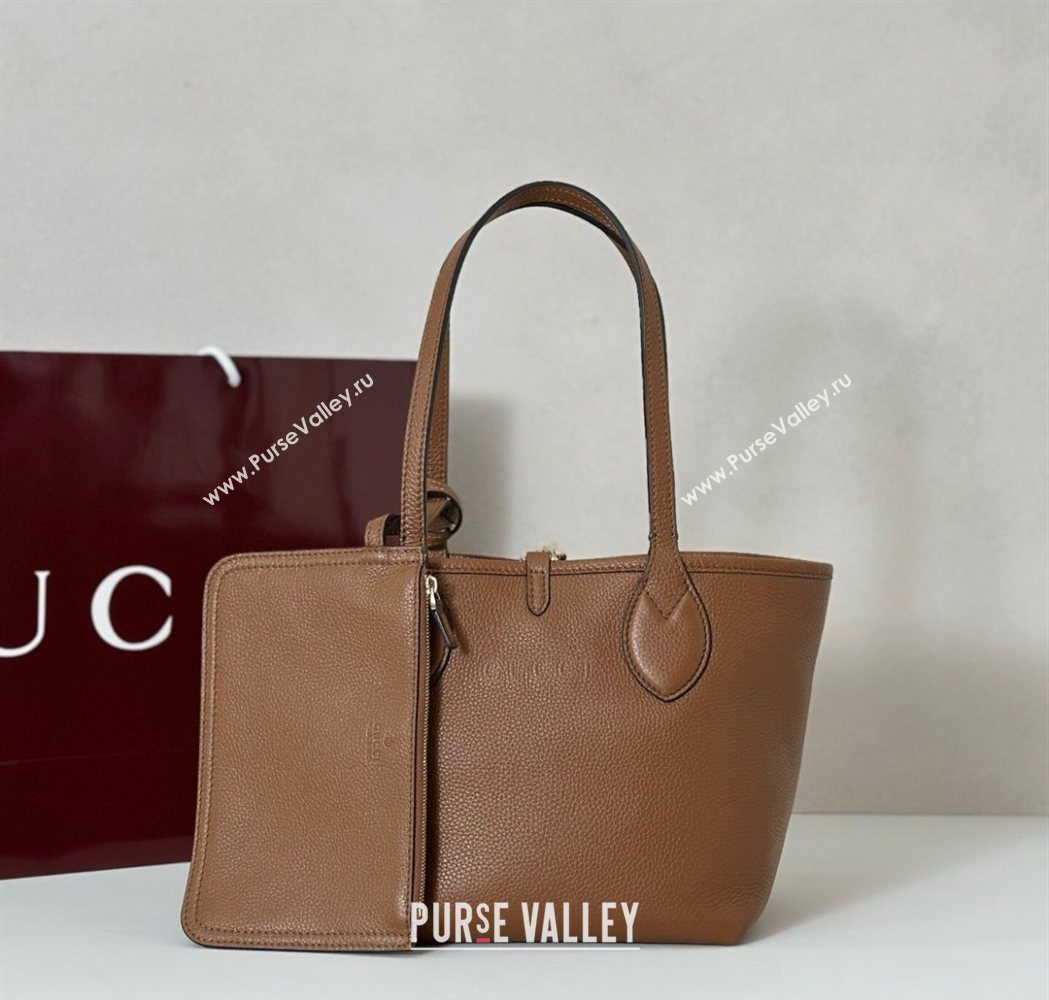 Gucci Totissima small reversible tote bag Brown 2025 ‎839124 (DLH-251124128)