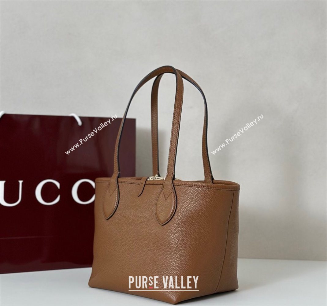 Gucci Totissima small reversible tote bag Brown 2025 ‎839124 (DLH-251124128)