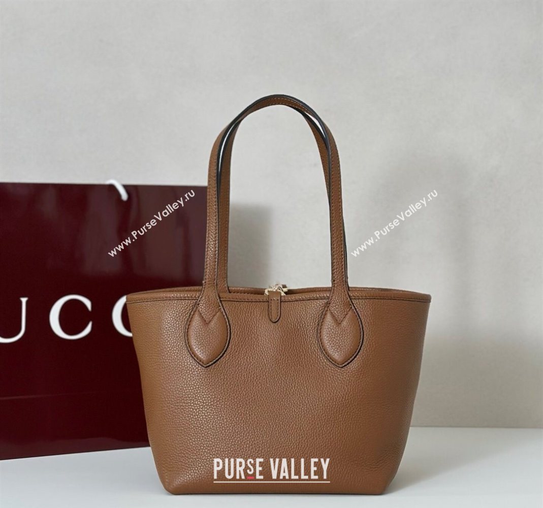 Gucci Totissima small reversible tote bag Brown 2025 ‎839124 (DLH-251124128)