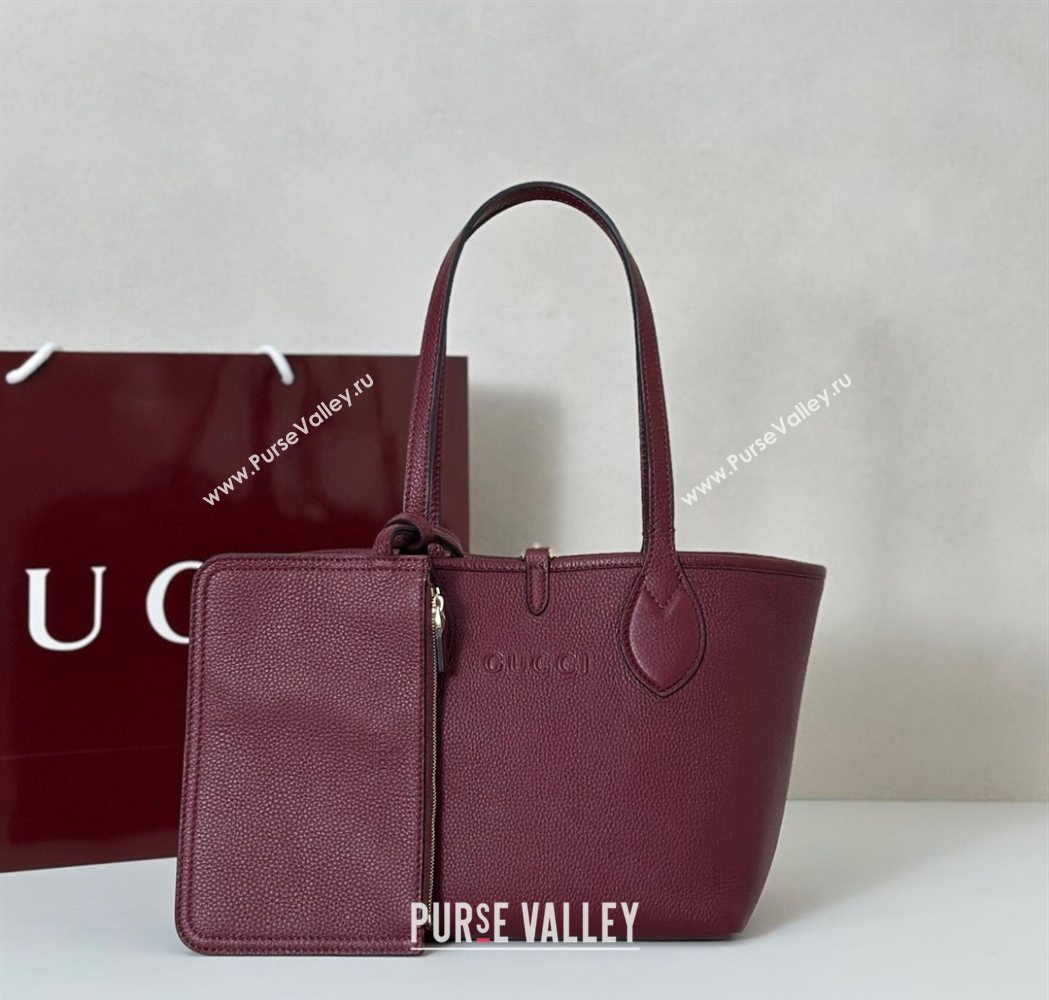Gucci Totissima small reversible tote bag Ancora Red 2025 ‎839124 (DLH-251124130)