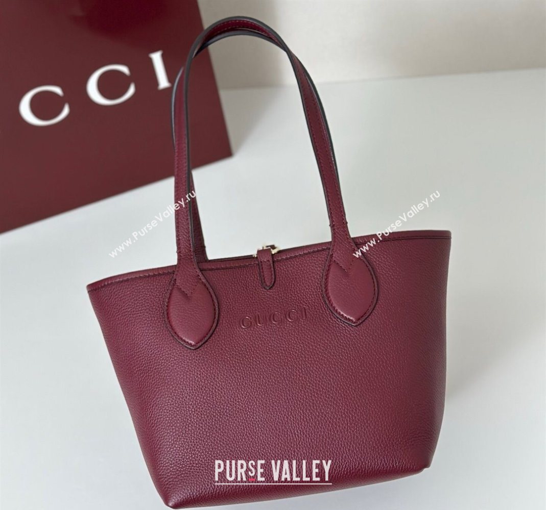 Gucci Totissima small reversible tote bag Ancora Red 2025 ‎839124 (DLH-251124130)